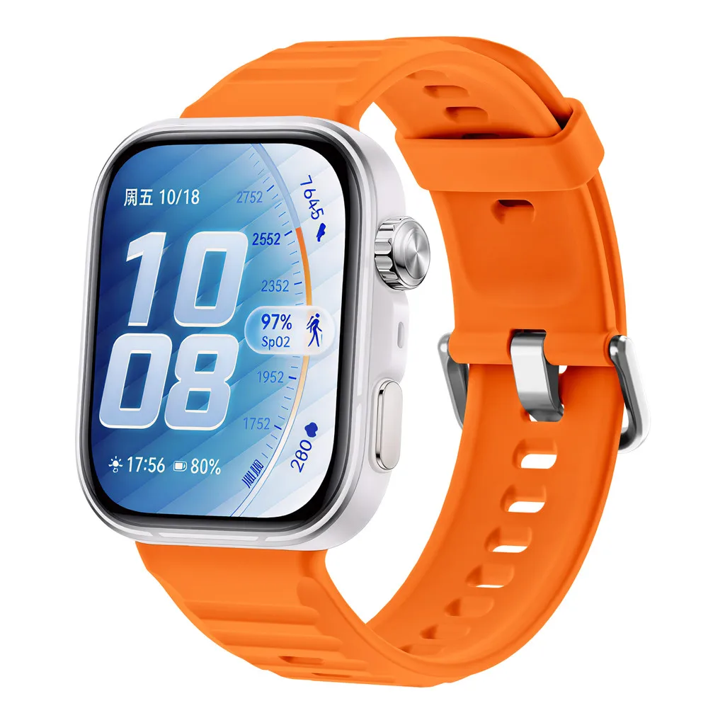 Silikonarmband für Huawei Watch Fit3 Fit4 Fit4Pro Fit 5 Fit5pro Schnellwechsel-Design Wasserdichtes Schweißresistentes Armband