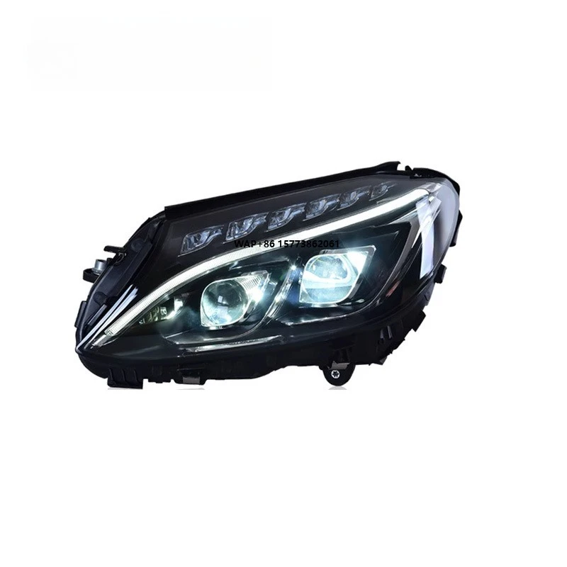 

2 Unit LED Headlights Car Accessories Suitable for Auto Lighting Systems C-Class W205 Headlight Assembly C180 C200