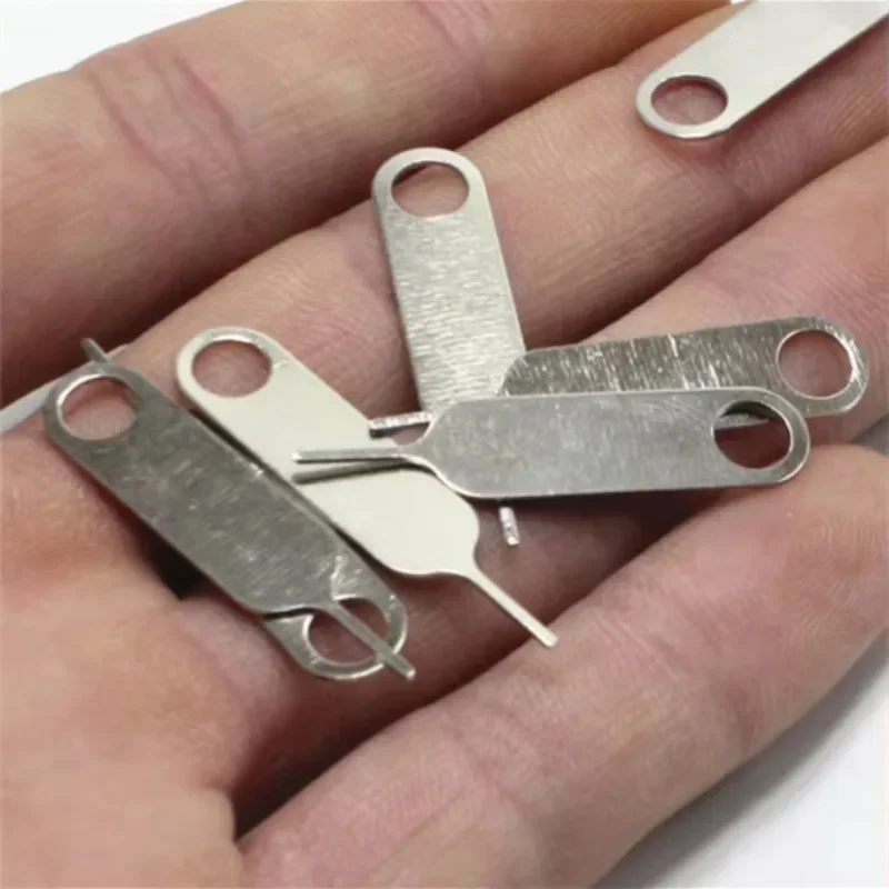 무료 샘플 니켈 도금 스프링 스틸 심 카드 트레이 제거 핀 키 도구 바늘 (휴대폰용)