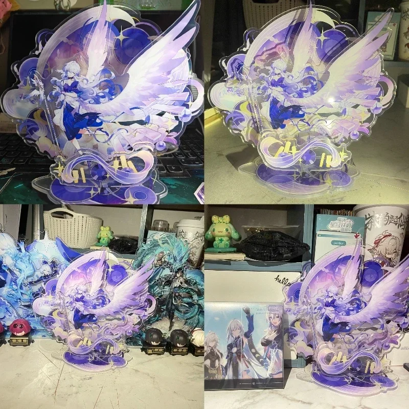 Honkai:Star Rail Original Aventurine Robin Character Element Fans Acrylic Figure Stand Model Plate Desk Decor Stand Sign Gifts