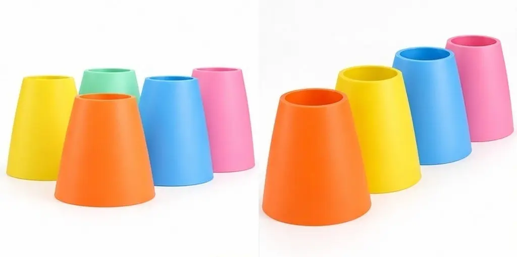 テーブルランプ用のプラスチック製フラットヘッドランプシェードカバー5個入り-–-寝室やリビングの装飾用照明カバー