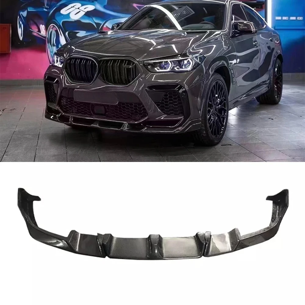 

Wholesale LD Style Front Lip Carbon Fiber Car Body Kit for X6M F96 Bodykit Front Bumper Lip