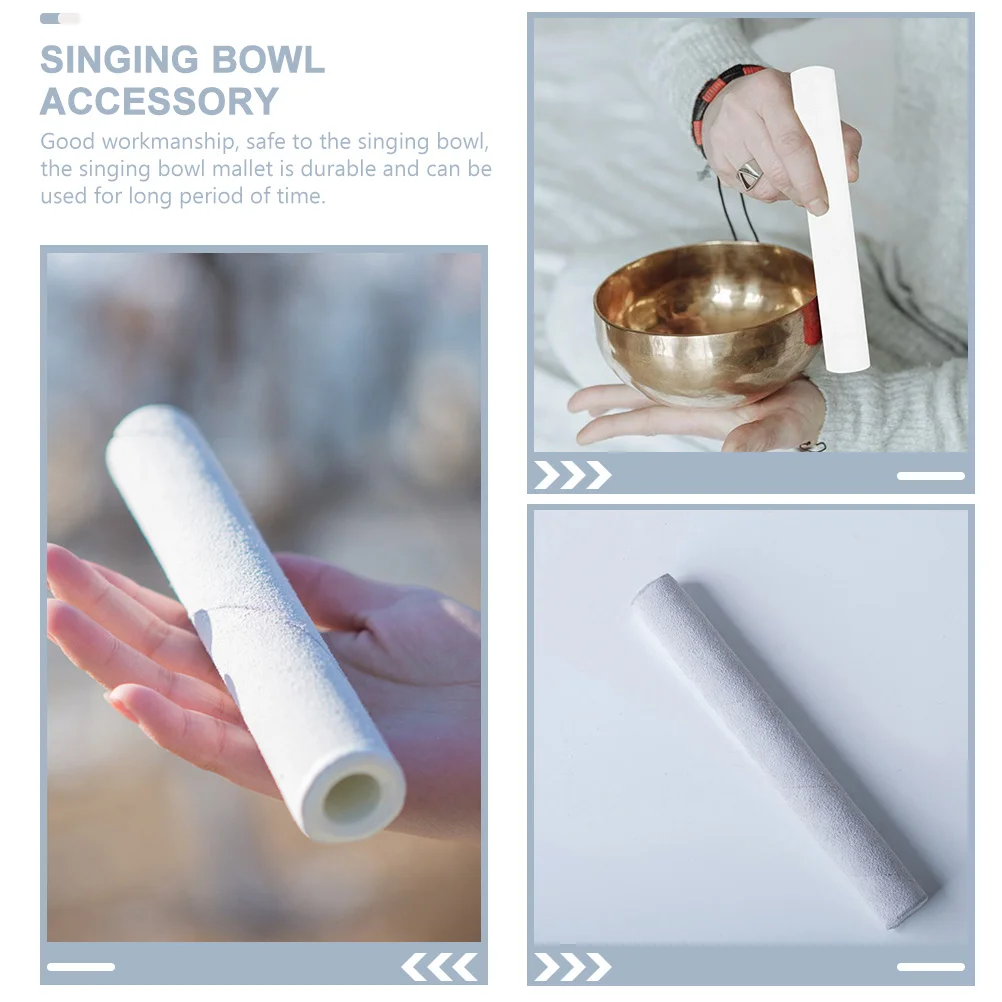 

Singing Bowl Mallet Crystal Long Handle Durable Sound Bowl Stick Practical Accessory for Relaxing