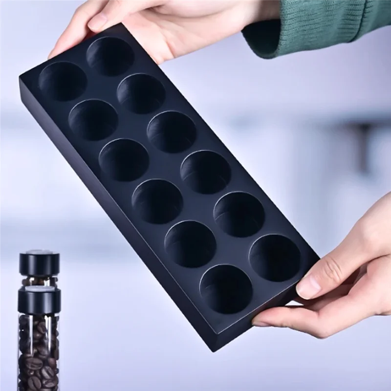 Pots en verre à dose unique scellés et hermétiques en Borosilicate, Valve d'arôme esthétique, expresso à 12 trous avec conteneur de grains de café-Y48A