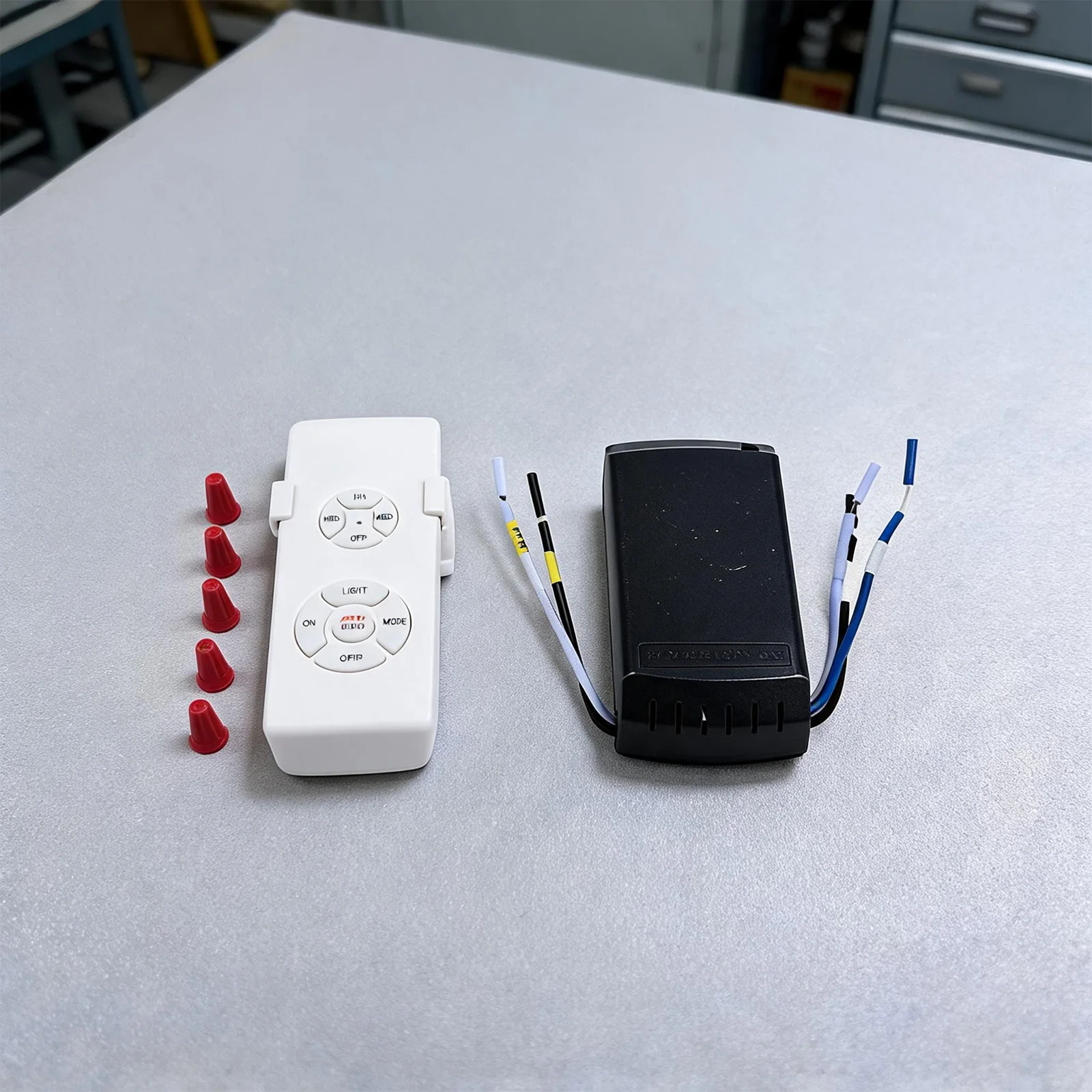 Wireless Remote Control for Ceiling Fan Lamp for Easy Timing Switch Adjustment Made of PC Material Wireless Remote