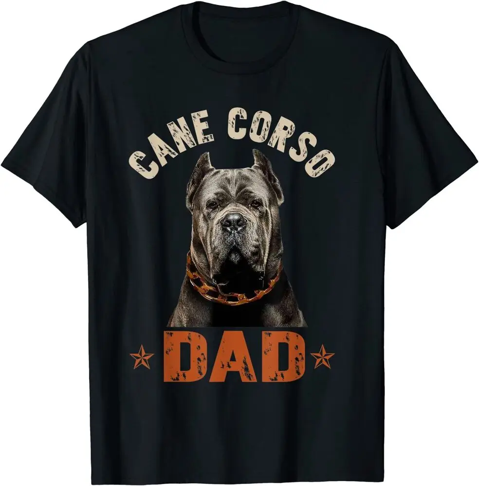 Cane Corso Dad Italian Mastiff T-Shirt Anime Graphic T-shirts For Men Clothing Women Short Sleeve Tees High Quality 100%Cotton