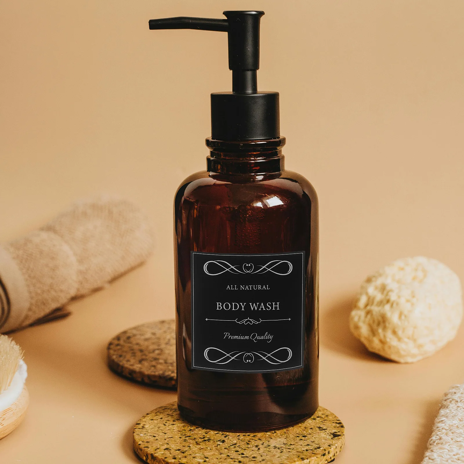 

Водостойкие этикетки для мыла для рук, наклейки для стеклянных бутылок для ванной комнаты, самоклеящиеся прозрачные набор этикеток для дозатора мыла