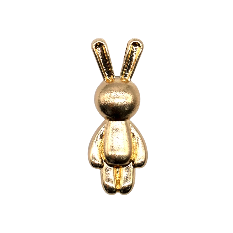 1PCS Gold Metal Shoe Charms for Women,Cute Bear Bunny Star Shoe Decoration Accessories for Girls,Cat Claw Clog Buckle Pins Lift