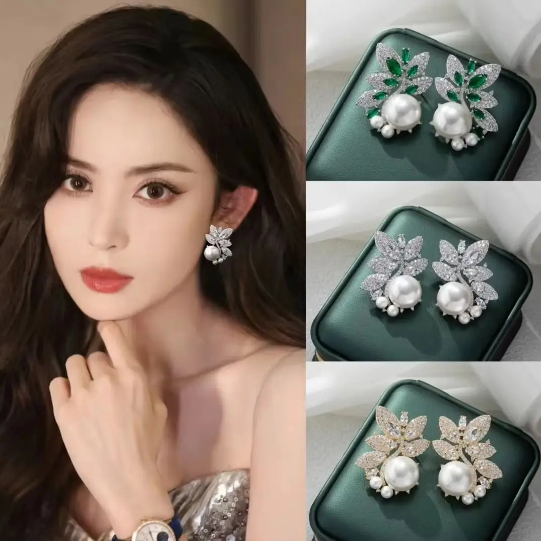 

Missvikki Spring Summer Earrings For Women Bridal Wedding Party Earrings Jewelry Luxury Geometric High Quality New Accessories