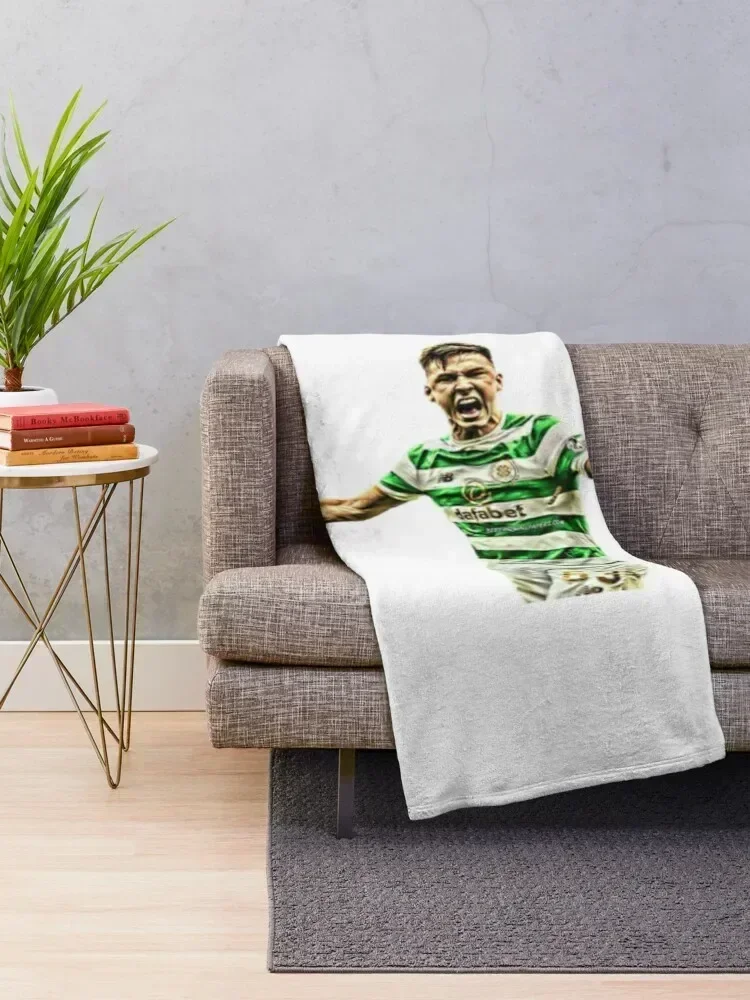 Kieran Tierney Throw Blanket Flannel Stuffeds Beautifuls Blankets