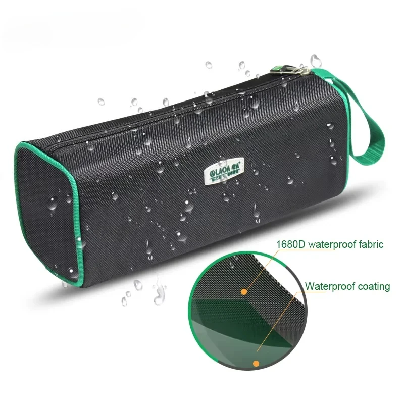 Portable Tool Kit Storage Bag, Oxford Canvas Waterproof Thickened Pliers Screw Storage Hand-Held Multifunctional Tool Pouch