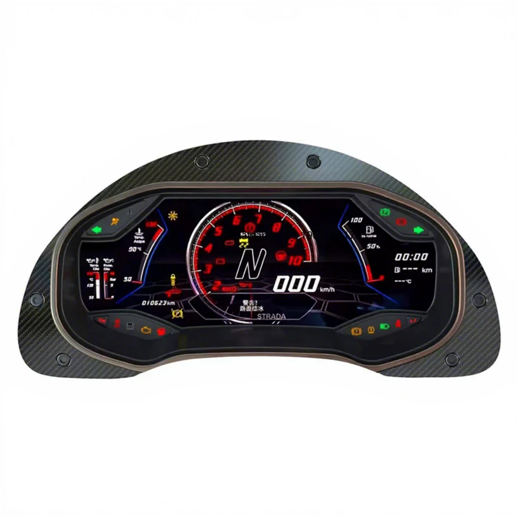 Cleverscreen New 12.3 Inch Car Dashboard Digital Cluster Virtual Cockpit LCD Screen Built-in 1080P HD Video Plug&Play