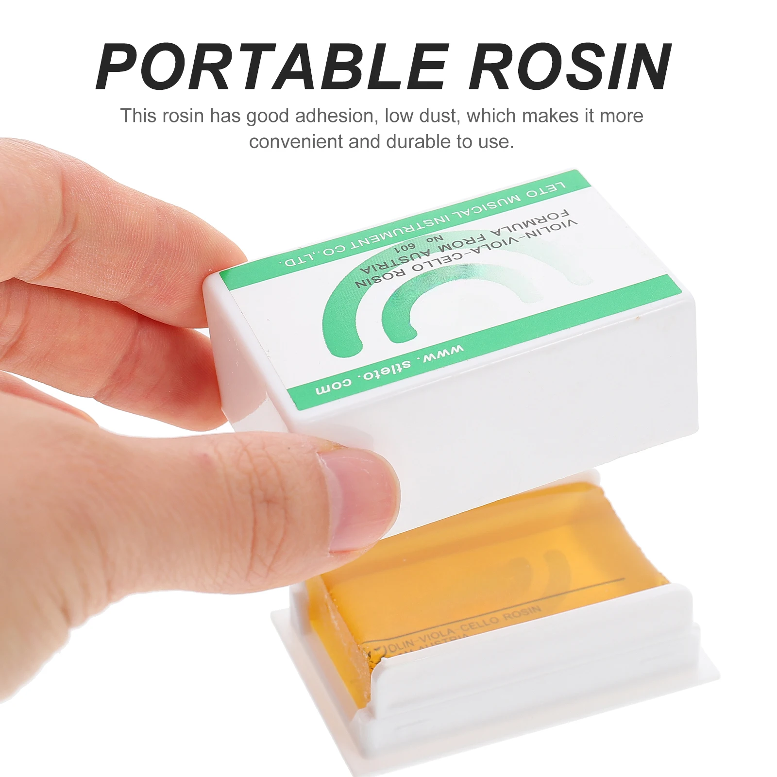 

2Pcs Rosin for Violin Viola Cello Erhu String Instrument Maintenance Portable Practical Adhesion Violin