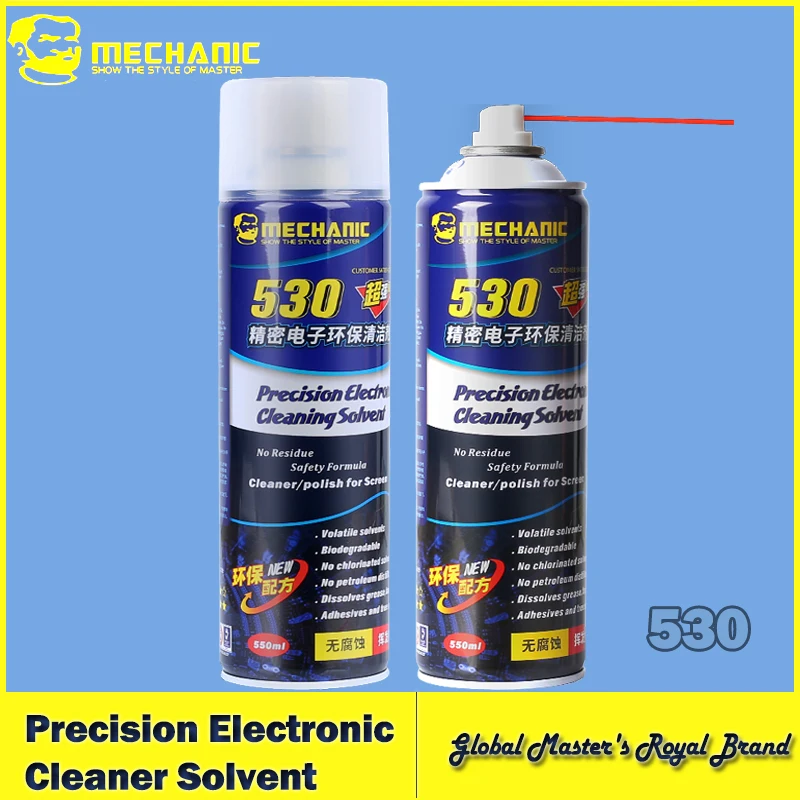 【MECHANIC】 New Arrival 530 550ML Electronic Cleaner Capacity Dust Oil Cleaning For Keyboard Mobile Phone screen Repair Cleaning