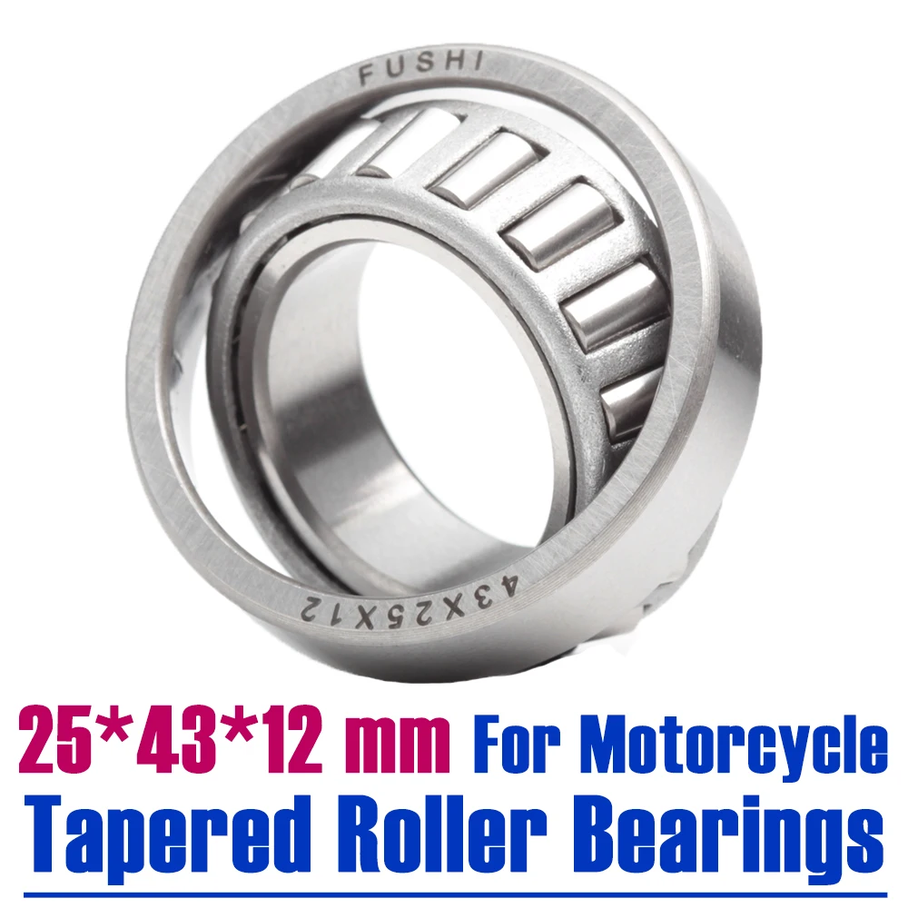 254312 Steering Head Bearing 25*43*12 mm ( 1 PC ) Tapered Roller Motorcycle Bearings