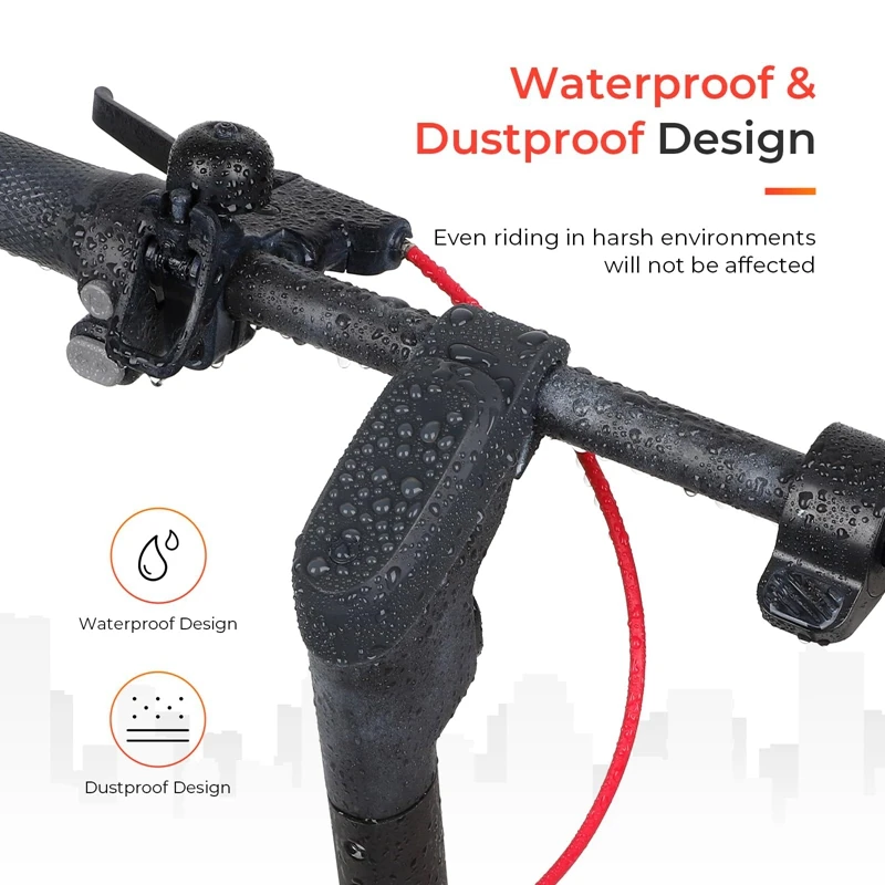 Juste de protection en silicone pour scooter électrique Ninebot, étanche à l'eau et à la poussière, pièces de rechange pour tableau d'affichage Prada, noir, F20, F30, F40