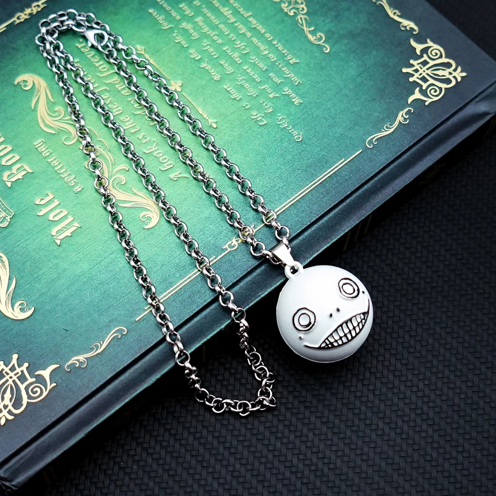 NieR Automata Necklace for Women Men Metal Necklaces Game Jewelry Pendant Chains Choker Collares Charm