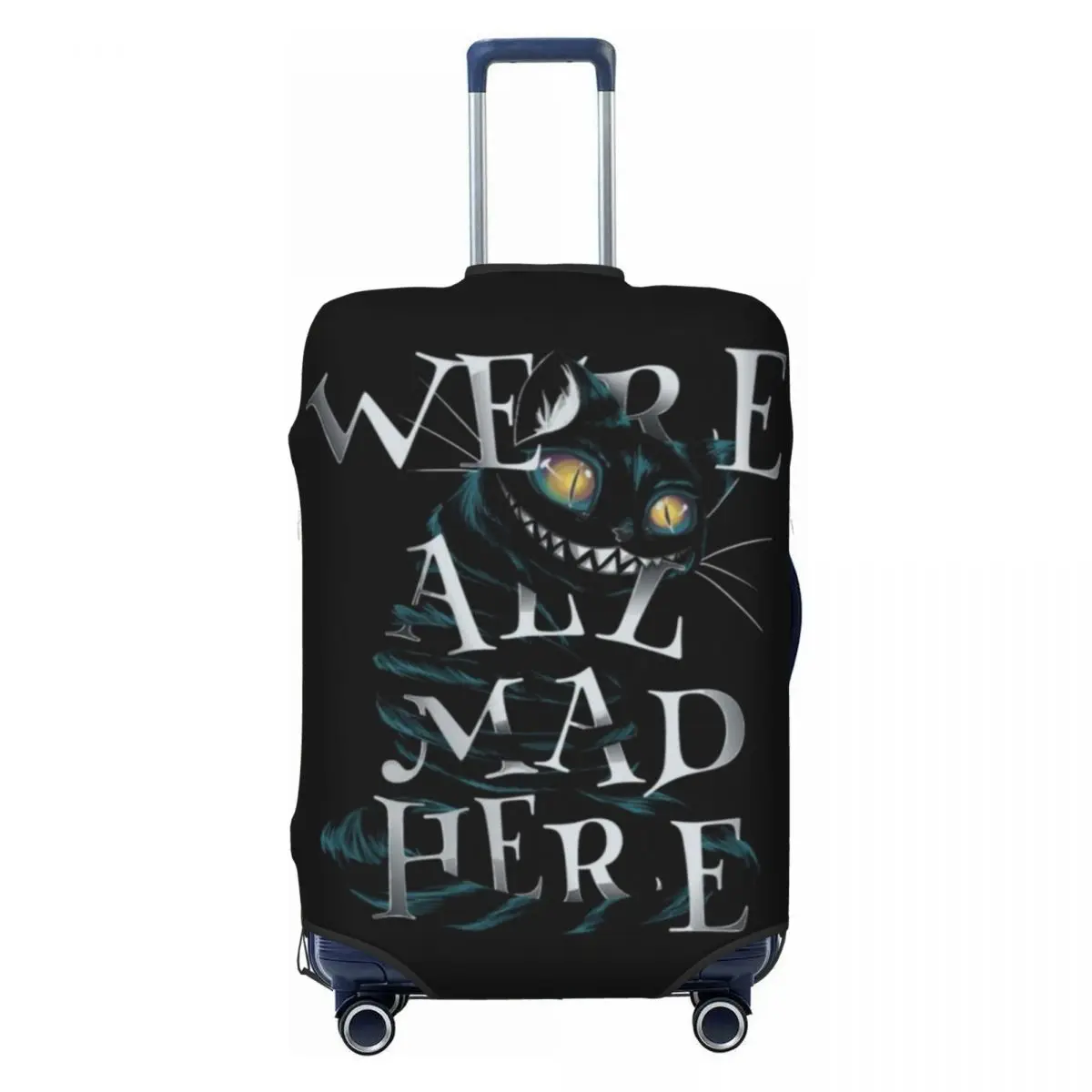 

Эластичный защитный чехол для чемодана с аниме-котами Чешир: «Мы все здесь с ума сойдя»