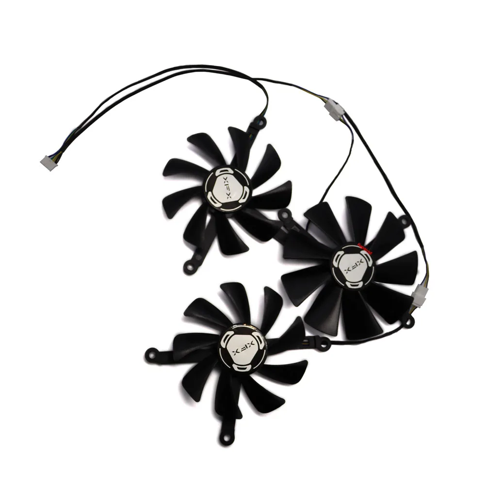 3Pcs/Set 95mm 85MM Alternative CF1010U12S CF9015H12S Graphics Card Fan For XFX RX57XT8TBD8 RX 5700 XT THICC III Ultra Cooling