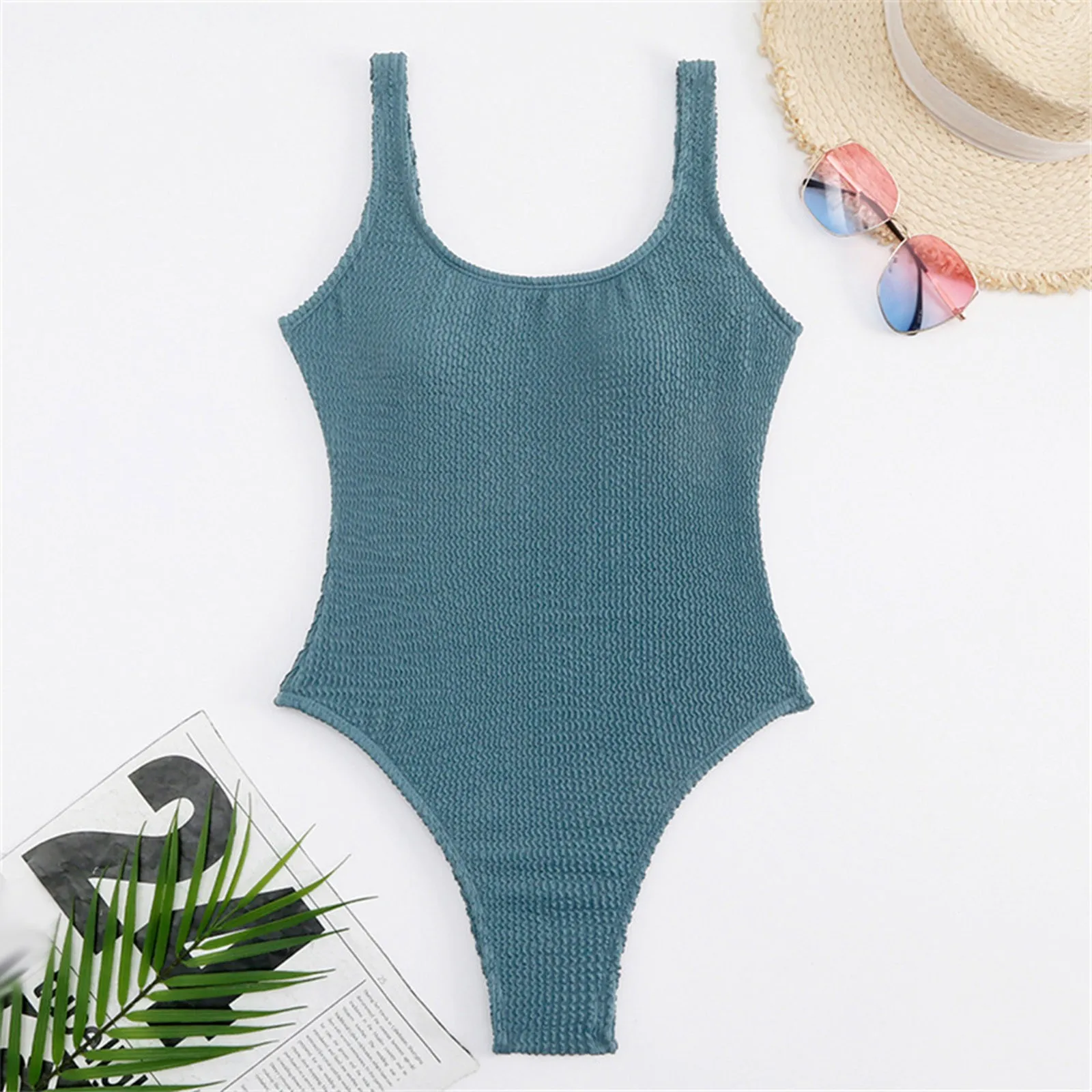 Solid Swimwear Female Backless Brazilian Monokini Bodysuit Bathing Suit Swimming Suit Thong 2024 Sexy Women One Piece Swimsuit