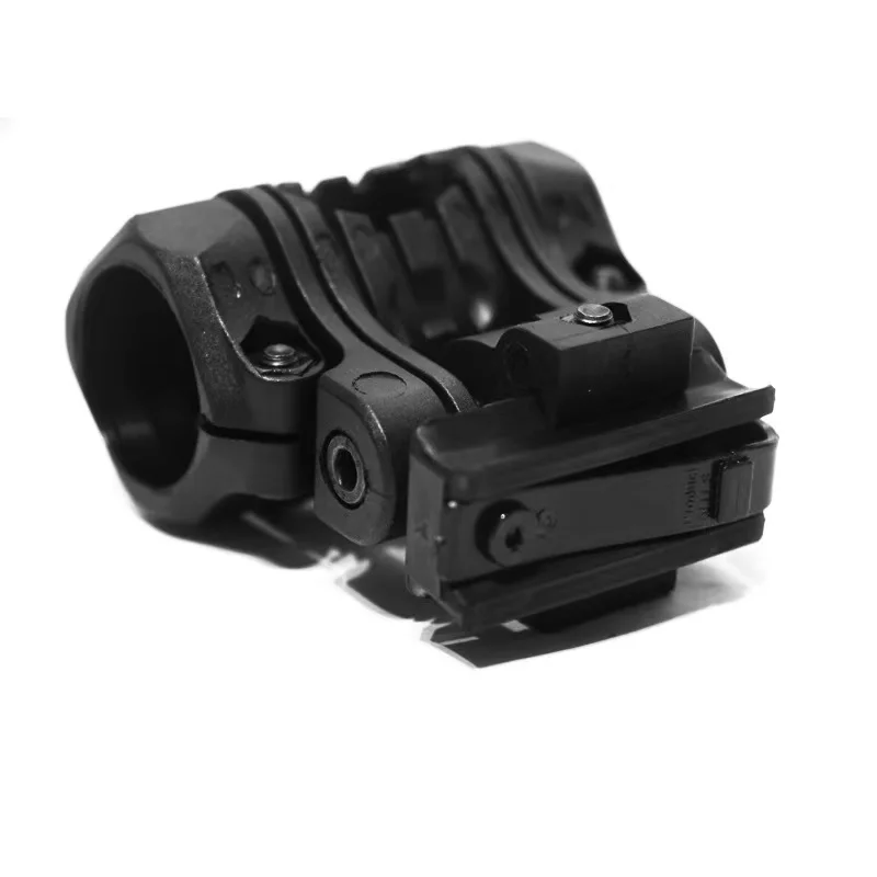 Tactical Airsoft 5 Positons Flashlight Mount Weapon Light Helmet Flashlight Clip Accessories