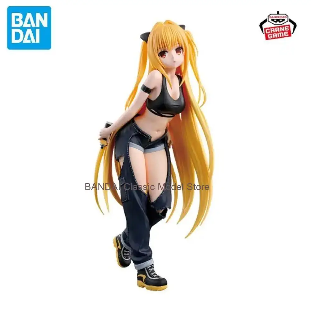 

Original Bandai Banpresto To Love Glitter&glamours Darkness Konjiki No Yami H=22Cm Action Figure Toys Collections Model Gifts
