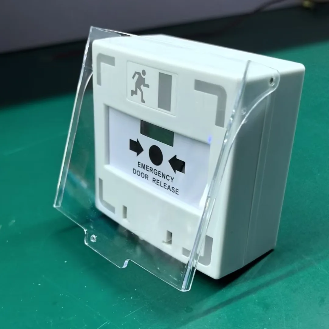 

Emergency Door Release Button with LED Sound Light Alarm 3 Pole Switch Exit Button for Access Control Security System