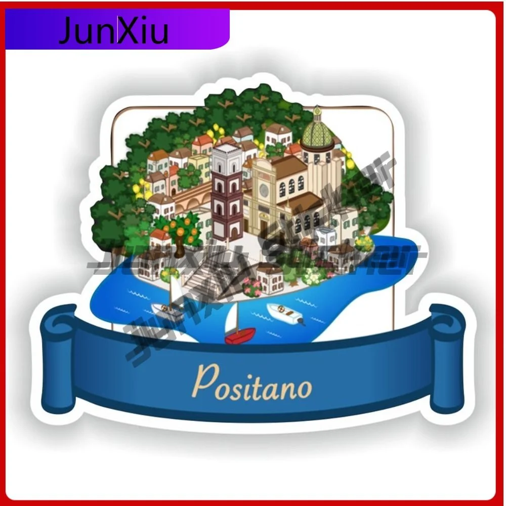 

Positano Italy Badge Sticker Custom Decals Decorative Sticker Car Decorations Motorcycle Refit Accessories For Suv Cars Bike