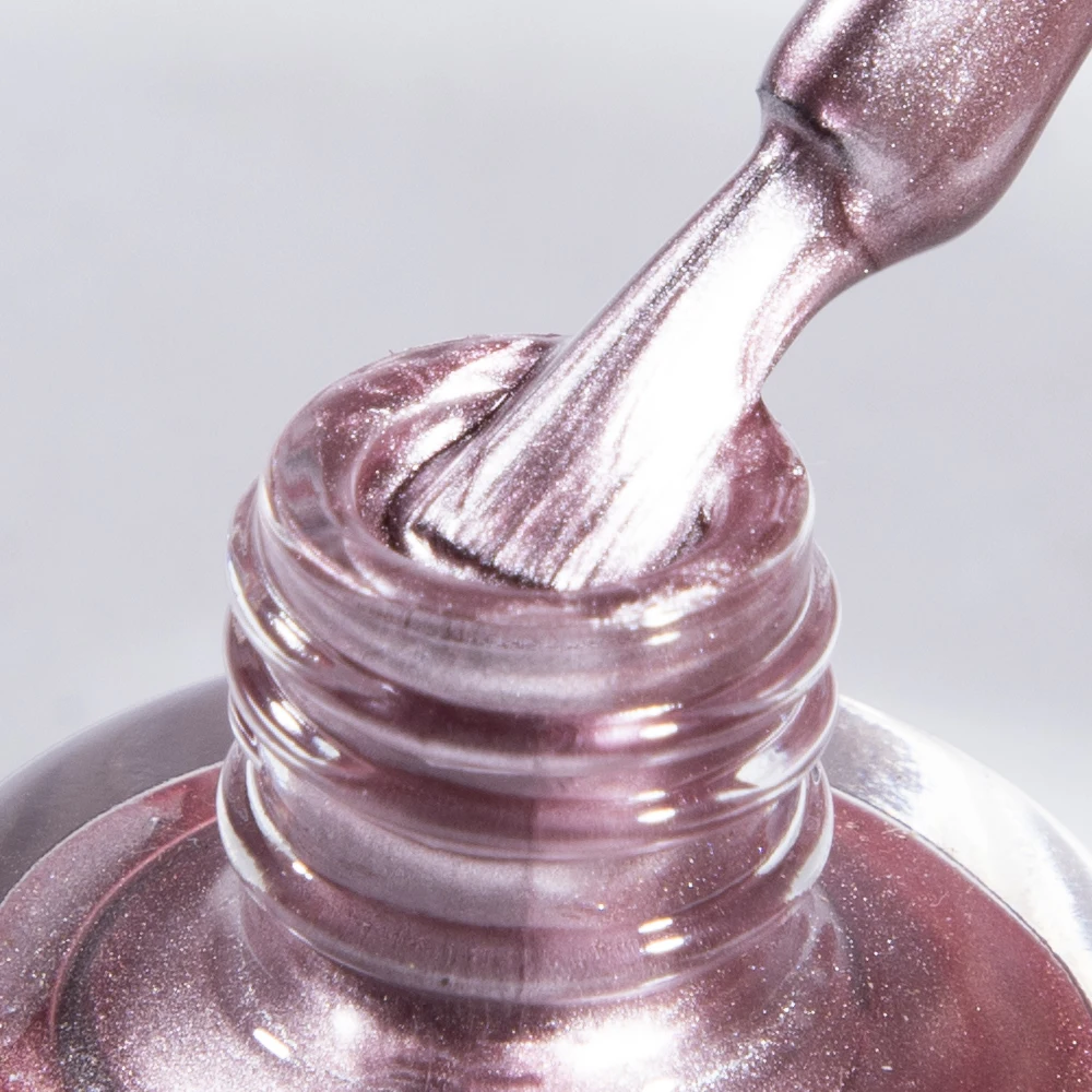 Tinovo Uno Rose Golden Metallic Nagellack Chrom Nagelstärker Natürlicher trockener Nagelhärter Wachstumsprodukte Hochglanz-Finish