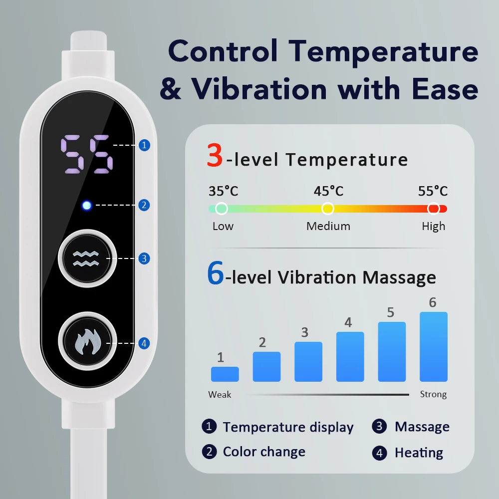 Hot Compress Eye Mask Electric Heated Eye Sleeping Eyeshades for Relieve Eye Strain Dark Circles Smart Timing Sleeping Mask - Image 3