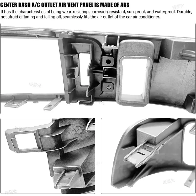 Auto Dash Air Outlet Trim Sensor Frame Panel For Land Cruiser Prado OE 5547460040 & 5547560040 Interior Repair Fitting view 3