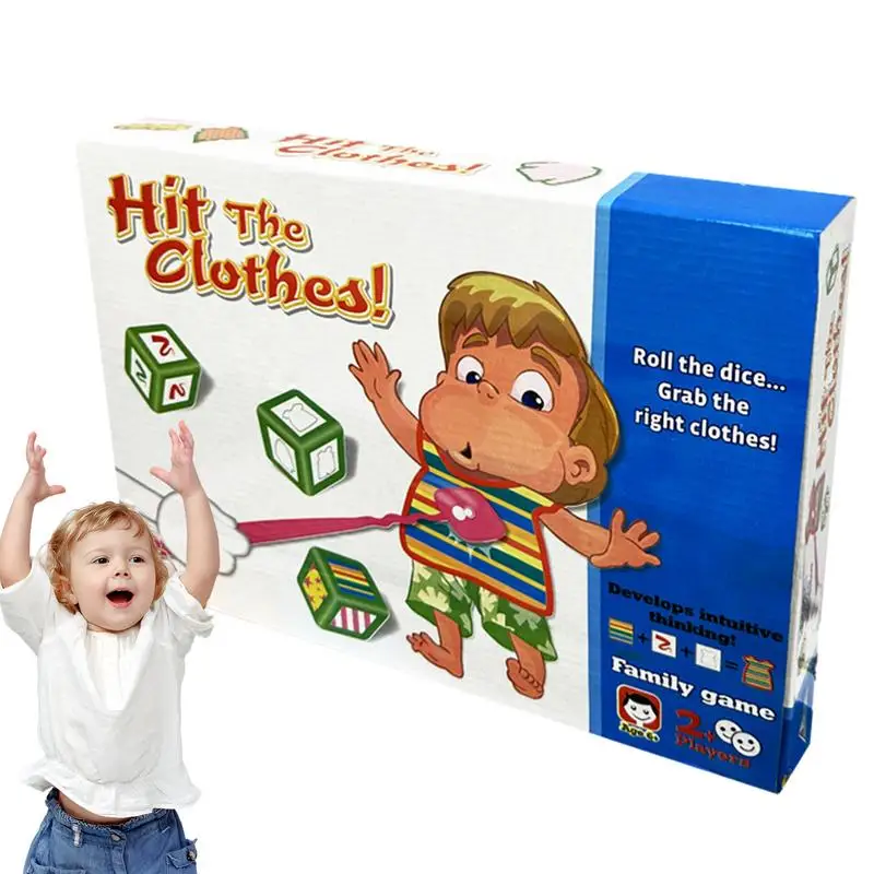 

Matching Game Hit The Clothes Game Roll The Dice Grab The Right Clothes Brain Teaser Game For Kids 3 Educational Learning