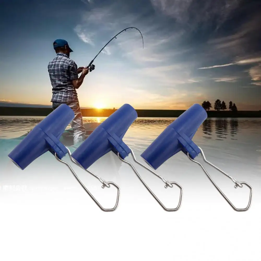 Tool 10Pcs Swivel Portable Hook 10Pcs/Set Fishing Line Sinker Slides Slider Snap Accessory Plastic Head Nice Snap Interlock