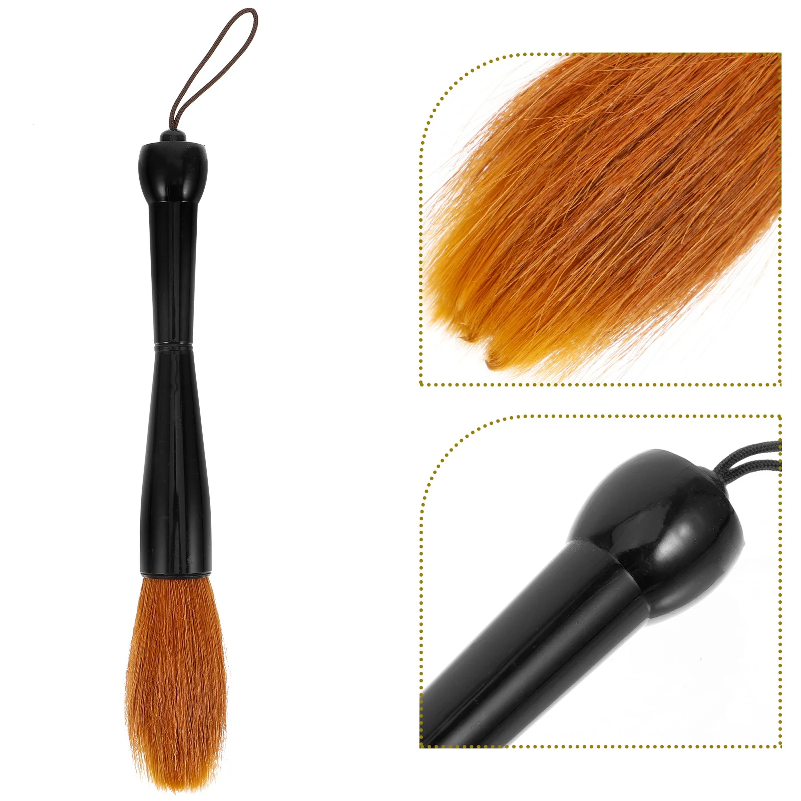 

Wolf Hair Calligraphy Brush Long Handle Soft Bristle Flexible Portable For Painting Writing Art Chinese Ink Brush Pen Beginners
