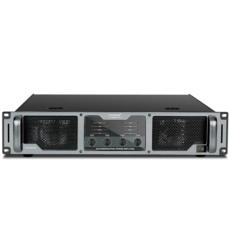 

Biner 11000S 4-channel 1100W*4 Audio Power Amplifier 2U Professional High Power Amplifier For Large-Scale Concert