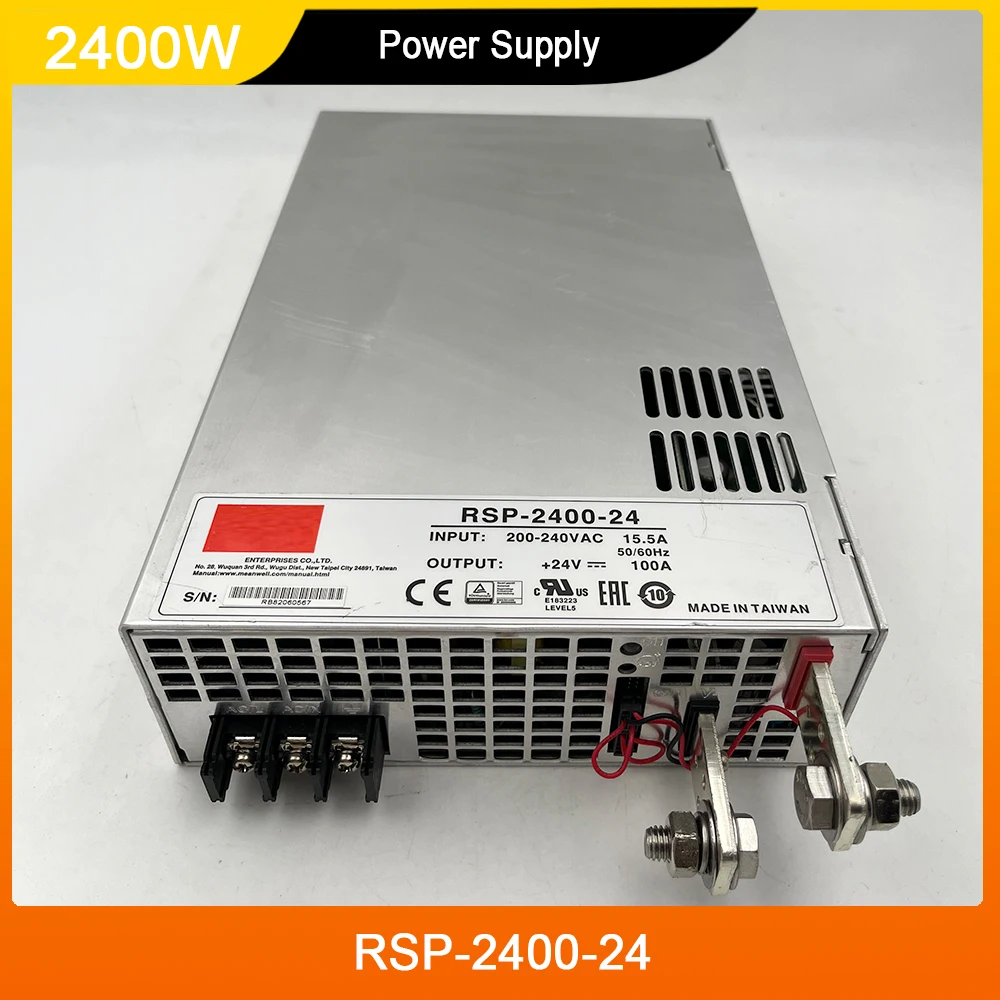 For MW RSP-2400-24 24V 100A 2400W Switching Power Supply High Quality Fast Ship