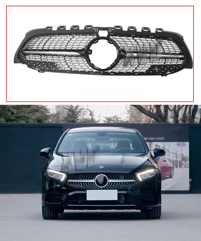 2019-2021 diamond center grille front bumper grill racing grills for new A Class W177 A180L A200L