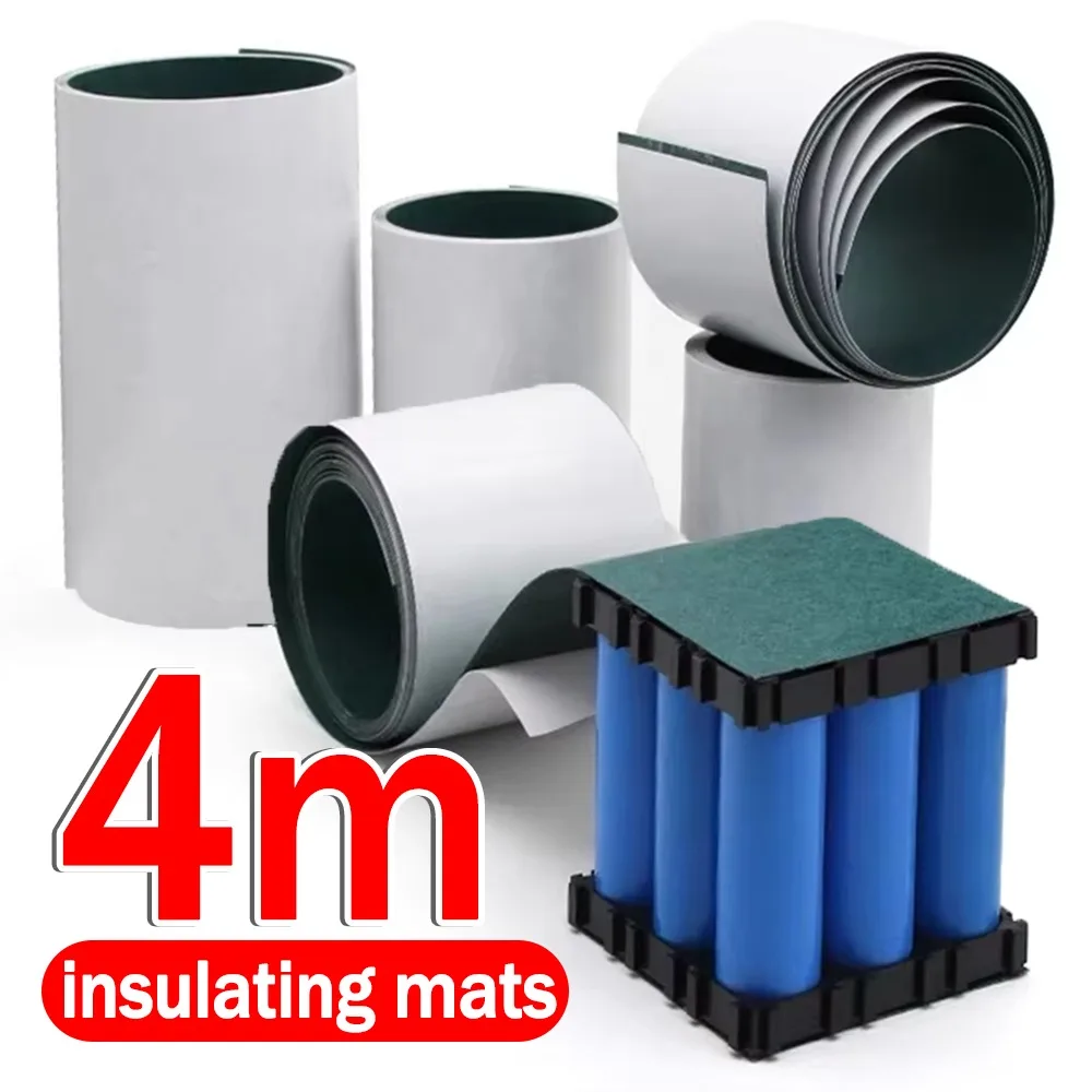 18650 Battery Insulated Pads Self-adhesive Battery Pack Insulator Gasket Tape Warp Electrode Electrical Insulating Barley Paper
