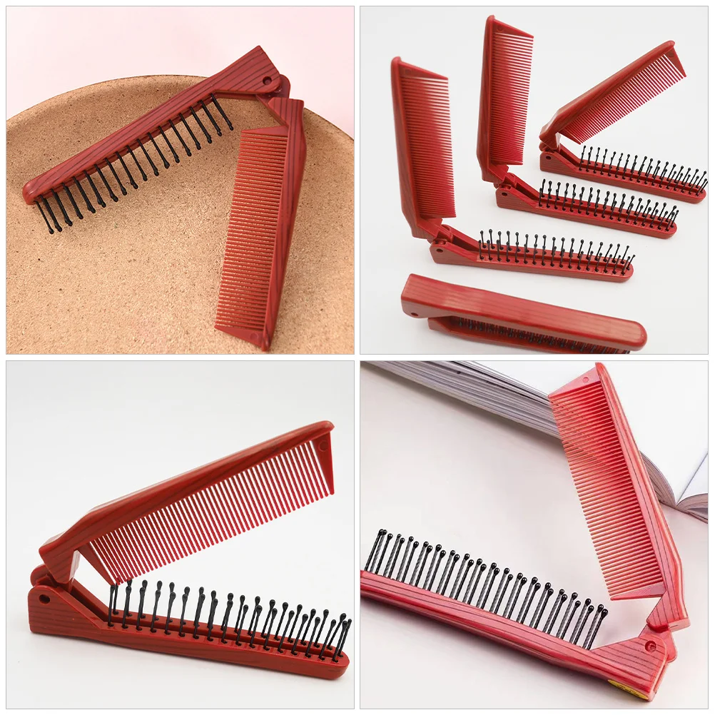 

2 шт. складная щетка для волос, дорожные расчески, компактный дизайн, эргономичная ручка для укладки, дорожная щетка для волос