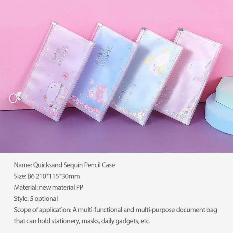 Mask Storage Bag Portable Face Mask Holder Dustproof Zip Pouch Mask Bags Bills Files Lipstick Pencil Stationery Bags