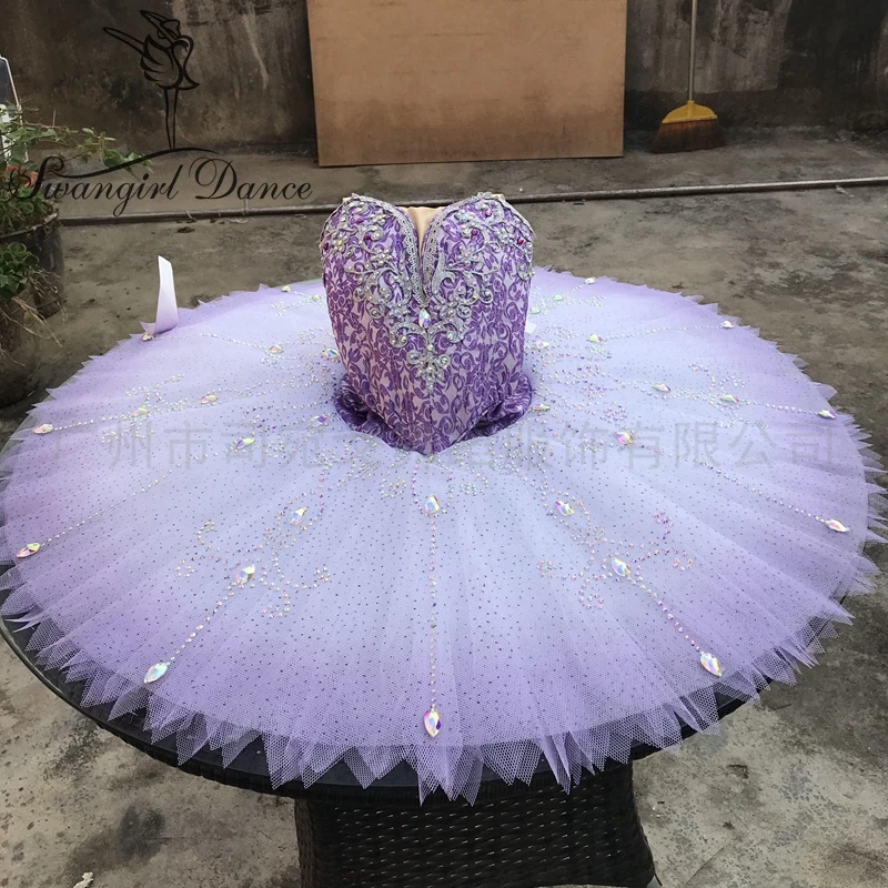 Puprle Lilac Fairy Classical Ballet Tutus Adult Girls Professional Ballet Tutu Ballerina Ballet Stage Costume Women BT4011