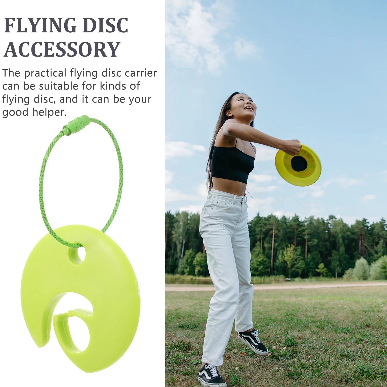 

Storage Pendant Small Disc Carrier Holder Fold Sports Compact Flying Clip