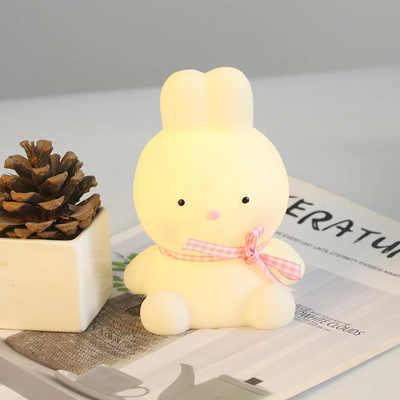 Creative Cute LED Night Light Table Lamp Kids Girl Room Decorative Xmas Gift Lampu Bilik Lighting Bedroom