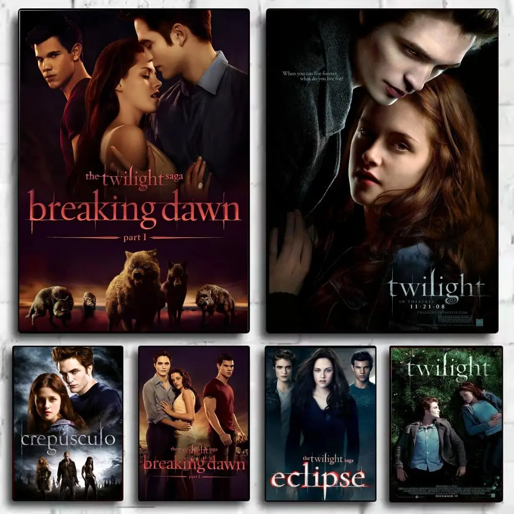 The T-Twilight saga Poster Modern Aesthetic Wall Art Print Minimalist Poster Bedroom Living Room Home Decor Gift