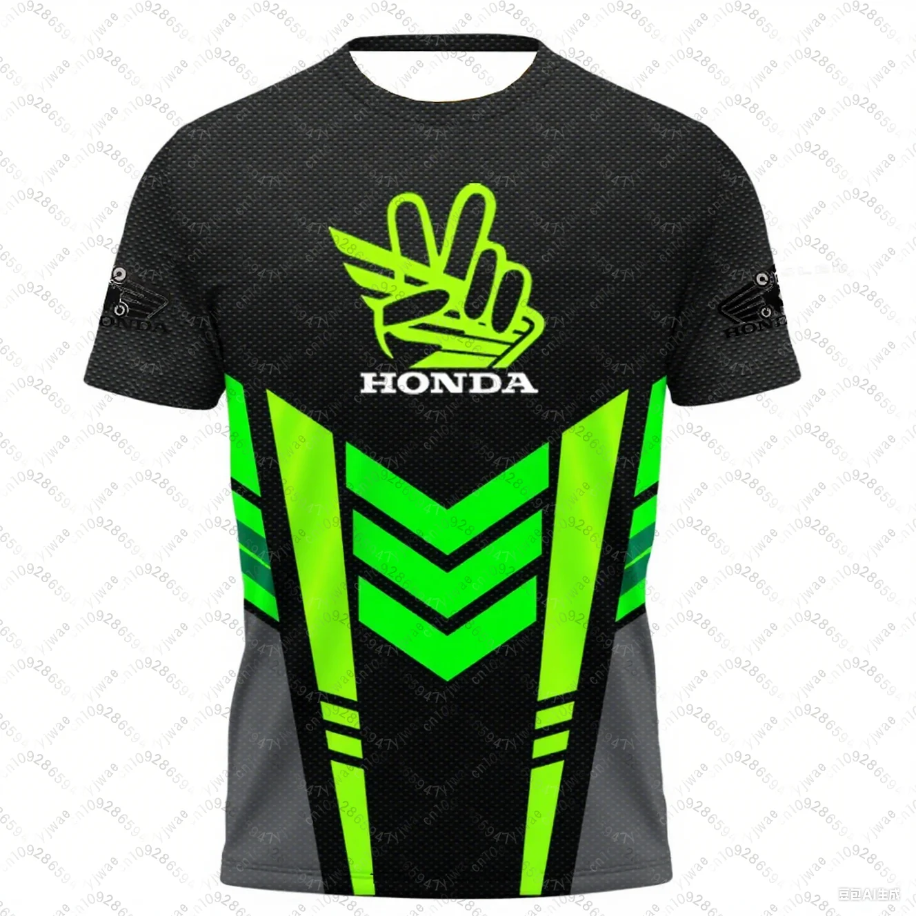

Honda быстросохнущая гоночная мужская мотоциклетная байкерская майка с цветным принтом, спортивная одежда с коротким рукавом, легкая уличная футболка