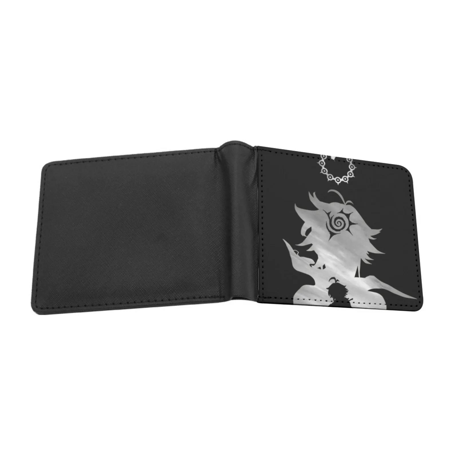 Meliodas Wallet For Men Pu Leather Money Purse Credit Card Wallet Gifts Meliodas Nanatsu No Taizai Hood Hoods Cases Skins Demon