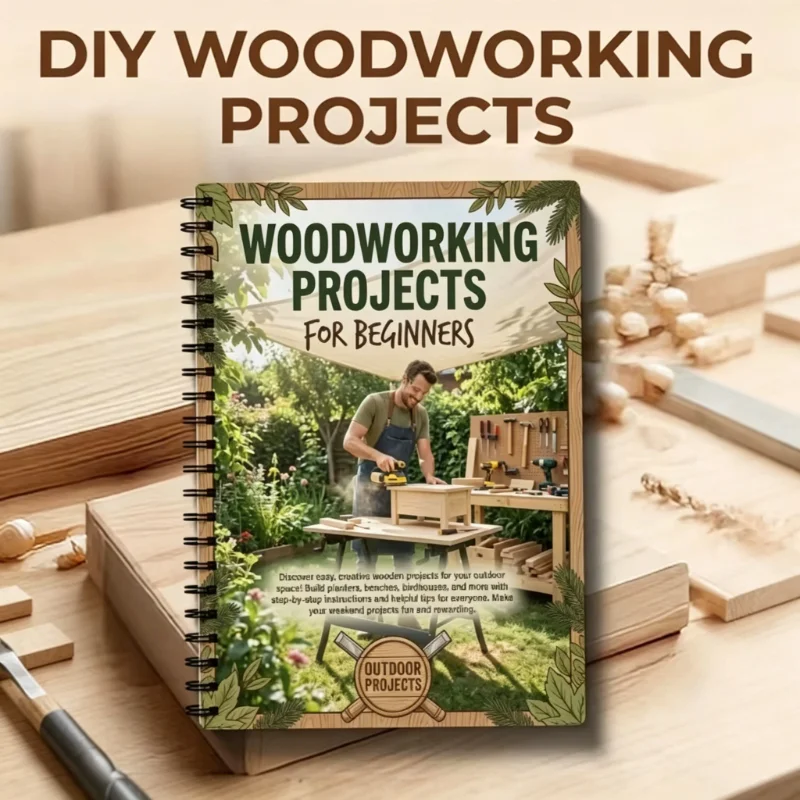 Woodworking Ideas For Adults - 初心者向け木工プロジェクトプラン シンプルなDIYホームクラフトアイデアガイド 木工チュートリアル