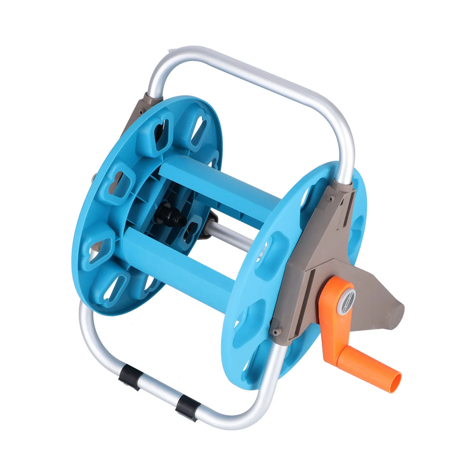 Garden Hose Cart G1/2 Garden Water Hose Rack Gardening Waterpipe Cart Storage Car Washer Tool for 30m Hose Garden Waterpipe Cart