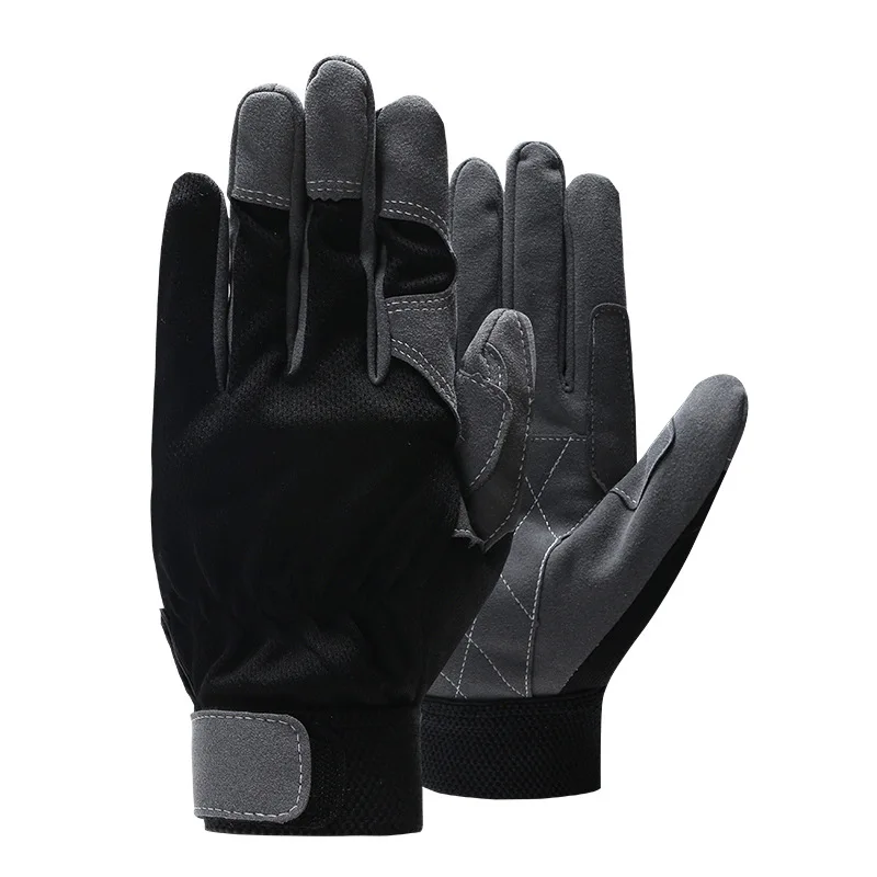 Work Gloves Wear-resistant Driving and Riding Gloves Flower Breeding Gloves Anti-skid Breathable Protective Gloves