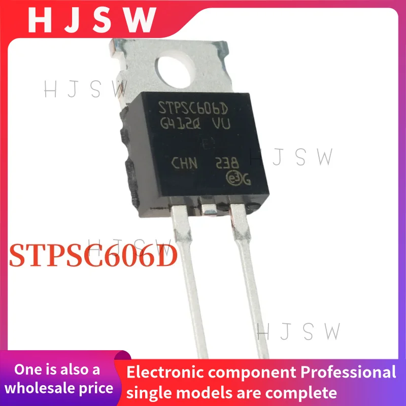 5PCS NEW STPSC606D PSC606D C606D 600V 6A / STTA806D TA806D A806D 600V 8A / IRGB10B60KD GB10B60KD / MBR20100CT TO-220 electronics